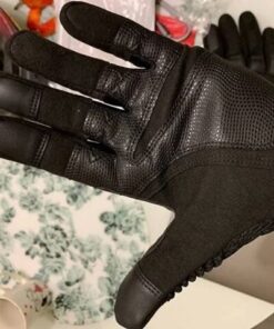 ถุงมือหนังคลาสสิก ดำ รีวิว
