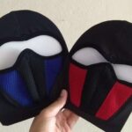 โม่งขี่มอเตอร์ไซค์กันฝุ่น